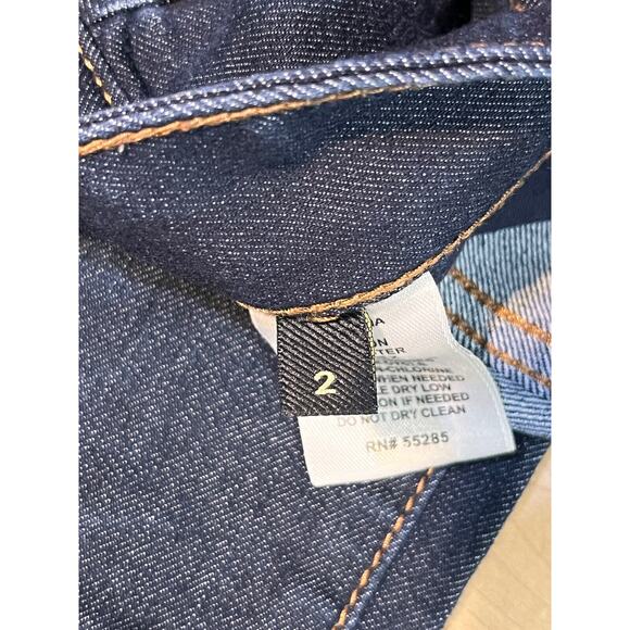 Express Zelda Ultra Skinny Jeans Womens 2 Low‎ Rise Dark Wash Blue Stretch Denim - Picture 5 of 10